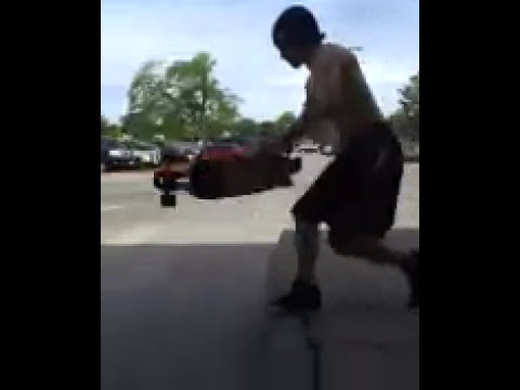 Cool longboard trick