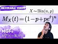 MGF for a Binomial Random Variable (Derivation) | Moment Generating Functions | Probability