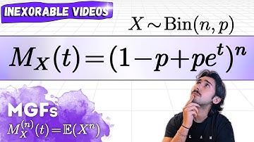 MGF for a Binomial Random Variable (Derivation) | Moment Generating Functions | Probability