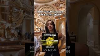 Hybe Auditions Tutorial