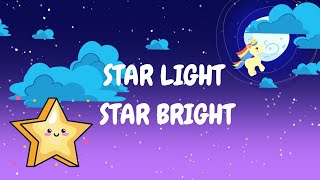 Star Light Star Bright (with lyrics)