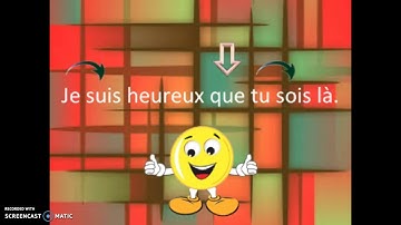 SONG French subjunctive sentence structure set to "Side To Side" Ariana Grande