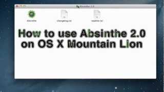 How to run Absinthe on OS X 10.8 Mountain Lion screenshot 5