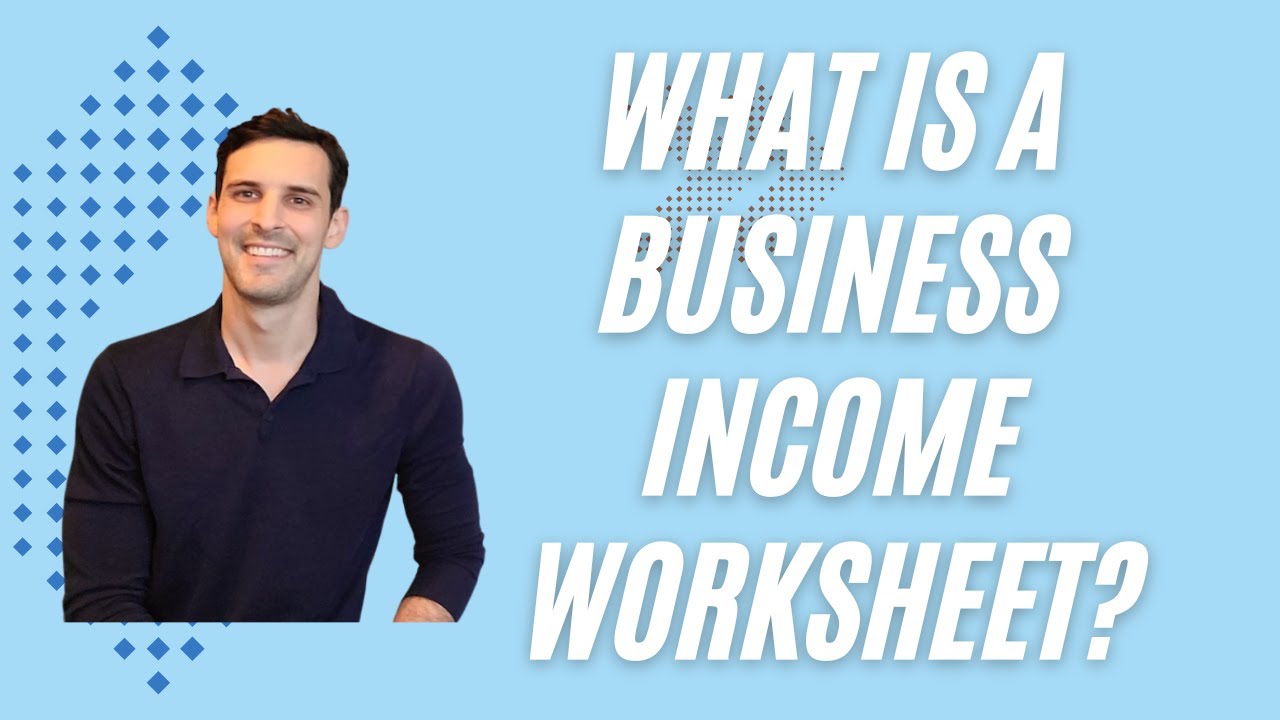 What Is A Business Income Worksheet YouTube What Is A Business Income Worksheet YouTube