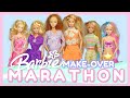 Thrift barbie makeover marathon  y2k girls pregnant midge  more