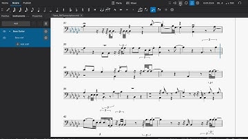 NeuralNote and MuseScore Covert Bass Audio to Music Sheet
