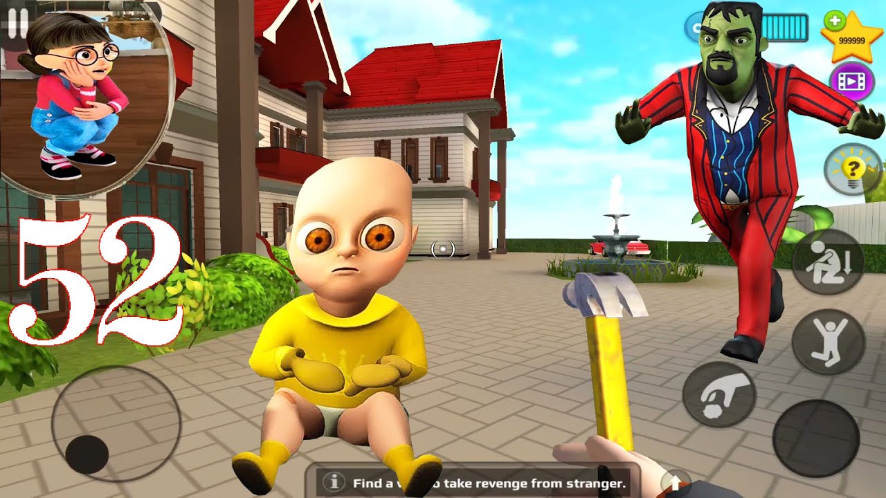 New Update Scary Stranger 3D (MOD Menu) - Update Baby in Yellow - Gameplay Walkthrough Part #52