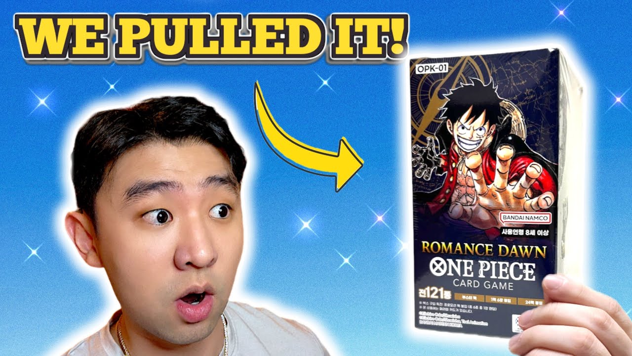 FINALLY A HUGE HIT FROM OP-01 ROMANCE DAWN BOOSTER BOX!