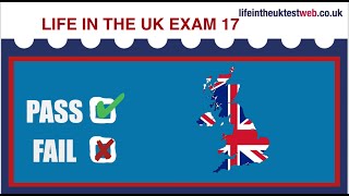 🇬🇧 Life in the UK Test Web - EXAM 17 - British Citizenship practice tests 2024 🇬🇧