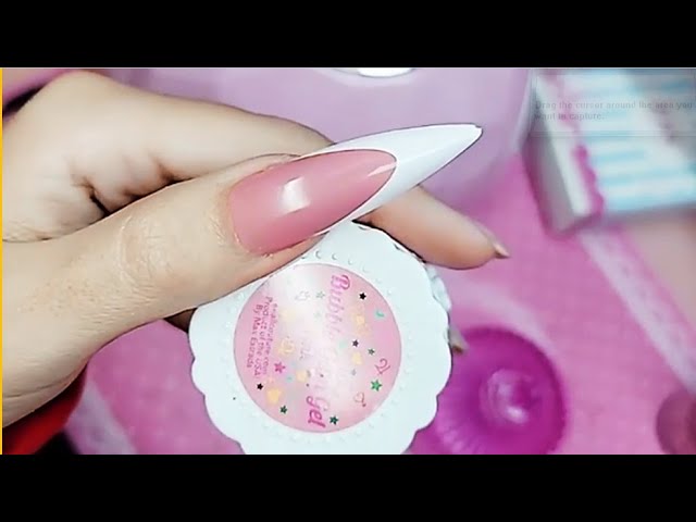 BubbleGum Gel !~ (Solid Nail Tips Gel Glue, Nail Extension Gel, Nail A