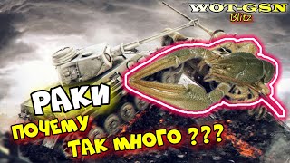 РАКИ! Почему их много? Откуда берутся? Как с этим жить? Рак - это плохо? в wot Blitz 2023 | WOT-GSN