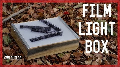 DIY Light Box for Film or Drawing