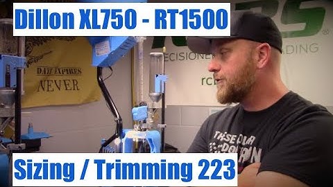 Dillon XL750 - RT1500 - Size/trim in one step