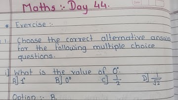 maths day 44, 10th class setu abhyaskram ( bridge course)