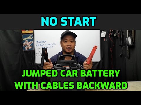 CAR NOT STARTING AFTER JUMPING BATTERY WITH THE JUMPER CABLE BACKWARDS