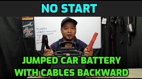 CAR NOT STARTING AFTER JUMPING BATTERY WITH THE JUMPER CABLE BACKWARDS