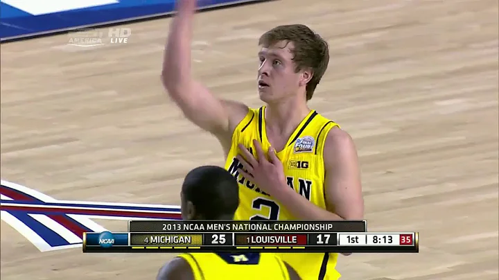 Spike Albrecht 17 points in NCAA Championship Game...
