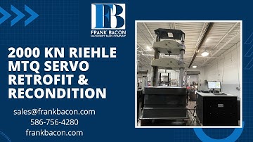 2000 kN Riehle FH-450 MTQ Tensile Tester Built for Testing Angle Iron ASTM A36