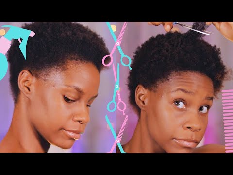 DIY Pixie Cut On Natural Hair