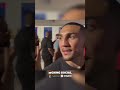 Teofimo Lopez gives his immediate reaction to Anthony Joshua knocking out Jake Paul in Round 6