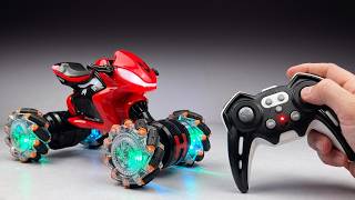 Crazy 360° Spinning RC Drift Car! MotoGP Mini Car Unboxing & Testing screenshot 4