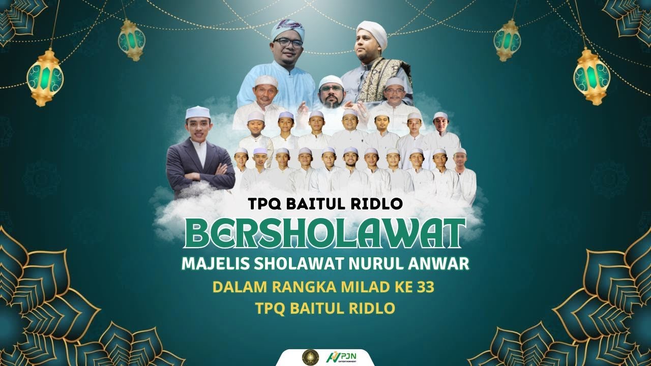 🔴 (LIVE) GEBYAR SHOLAWAT DALAM RANGKA MILAD TPQ BAITUL RIDHO KE 33