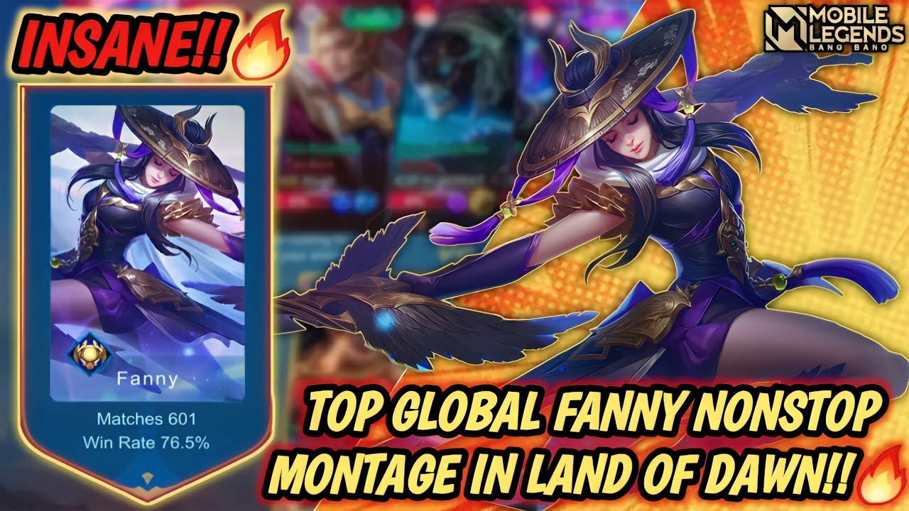 Insane!! Top Global Fanny Nonstop Montage! Best Build Fanny 2022 - Mobile Legends