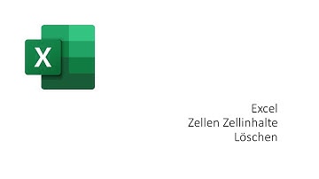 Excel Zellen oder Inhalte löschen