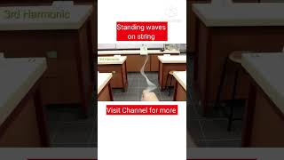 Standing waves on string #physics #wave #short #shorts #science