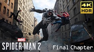 Marvel&#39;s Spider-Man 2 - Final Chapter + Boss Fight + All Endings - 4K HDR