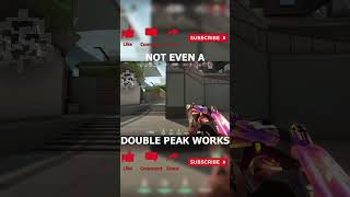 DOUBLE PEAKING ME DOESNT WORK #valorant #valorantclips #gaming