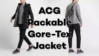 nike acg packable jacket