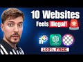 Top 10 Websites That Feel Illegal to Use (But Are Free!) 😳