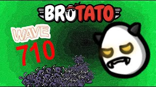 Brotato Danger 5 Endless New World Record Wave 600 - 710 Part 5 ( Patch 1.0.0.3 )