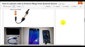 How to upload code to Arduino Mega from Android device