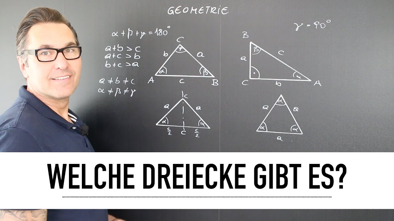 Was ist ein Dreieck?  Welche Dreiecke gibt es? Was ist ein allgemeines  Dreieck? Dreieck Grundlagen 