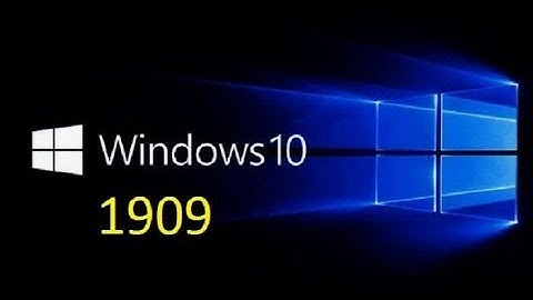 Windows 10 Version 1909 comes as a Cumulative update