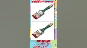 Can You Find the 3 Differences? #189