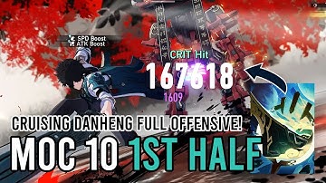 Unleashing Dan Heng True Power! 1.1 MoC 10 First Half | Honkai Star Rail
