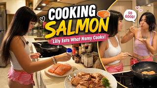 Can Lilly Survive Namy’s Salmon Cooking? 3D VR180 10bit