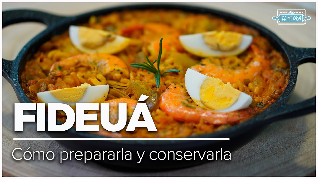 Una VERSIÓN de FIDEUÁ Diferente y Deliciosa  🥰  + TRUCOS para DEJARLA PREPARADA con Antelación 🤫