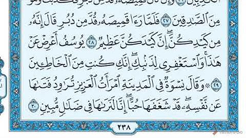 سورة يوسف بصوت الشيخ سعد الغامدي Sourat Yusuf - Saad Al Ghamidi