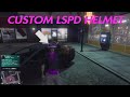 How to get CUSTOM LSPD HELMET (Gta5 online)