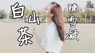 Video thumbnail of "陳雪凝 - 白山茶「我不是在等你，我只是在等愛你的心死」動態歌詞版MV -HWMusic-"