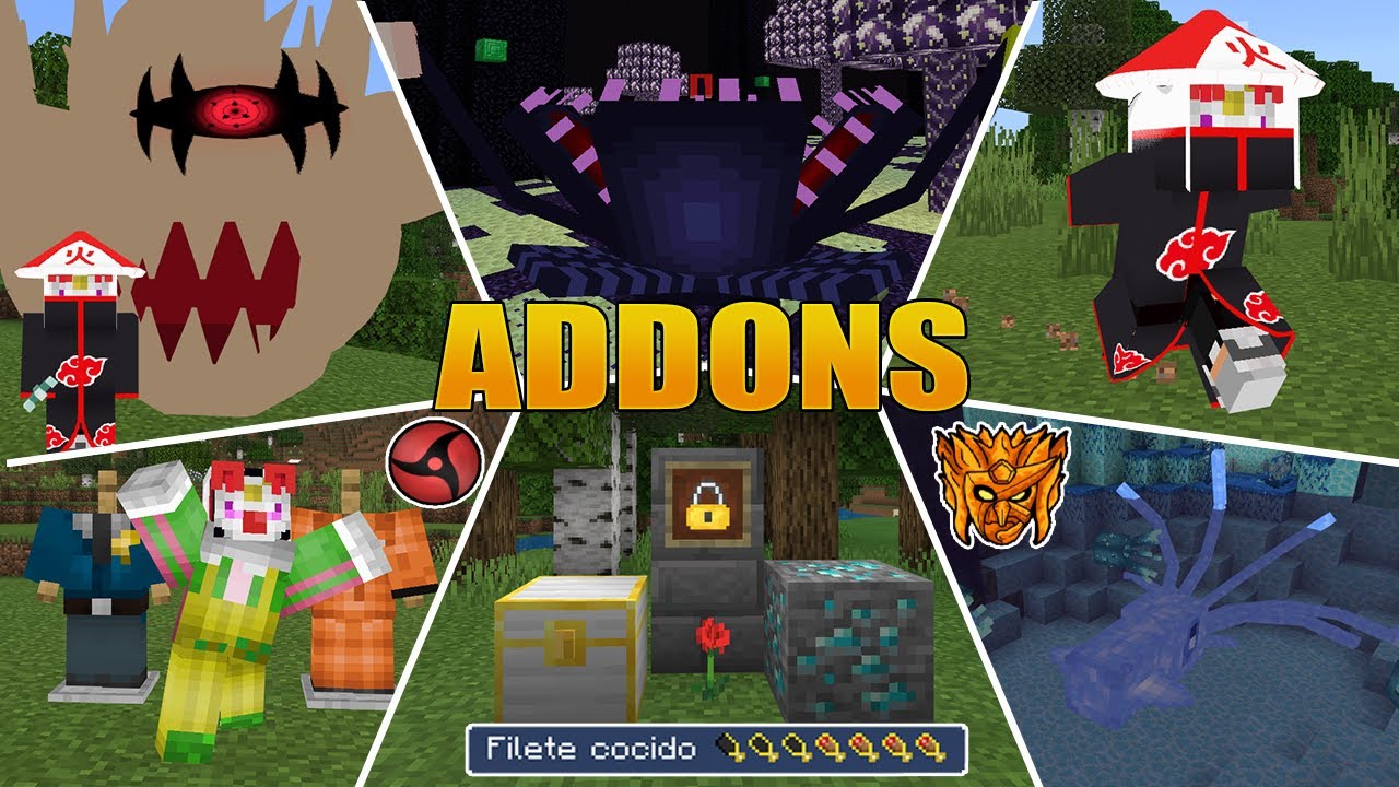 😻Top 5 Mejores Mods-Addons Survival Para Minecraft Pe 1.17 - YouTube