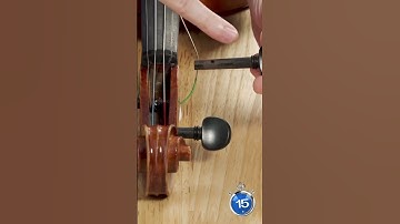 How to Put Peg Drops on your Violin