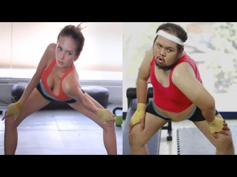 Ellen Adarna Exercise Video Parody (starring Allan Adarna)