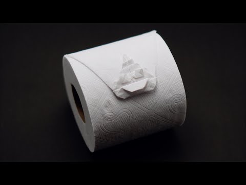 Origami Toilet Paper Poop (Jo Nakashima)