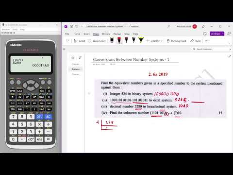 Binary, Hex, Octal, Decimal Number Conversion in Seconds!  UPSC Math Optional Calculator Series