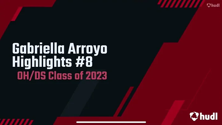 #8 Gabriella Arroyo OH/DS C/O 2023 - 16U Beginning...